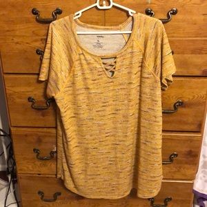 Yellow Short Sleeve Shirt